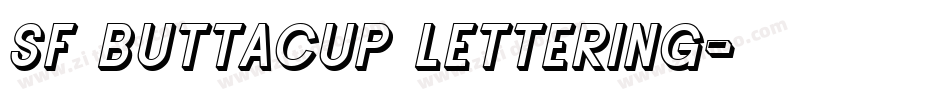 SF Buttacup Lettering字体转换
